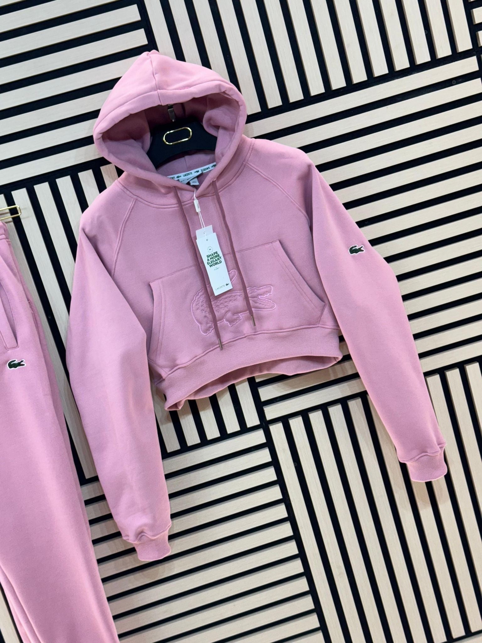 Chándal Lacoste Rosa Mujer
