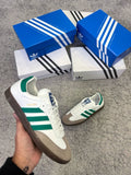 Adidas Samba Blancas y Verdes