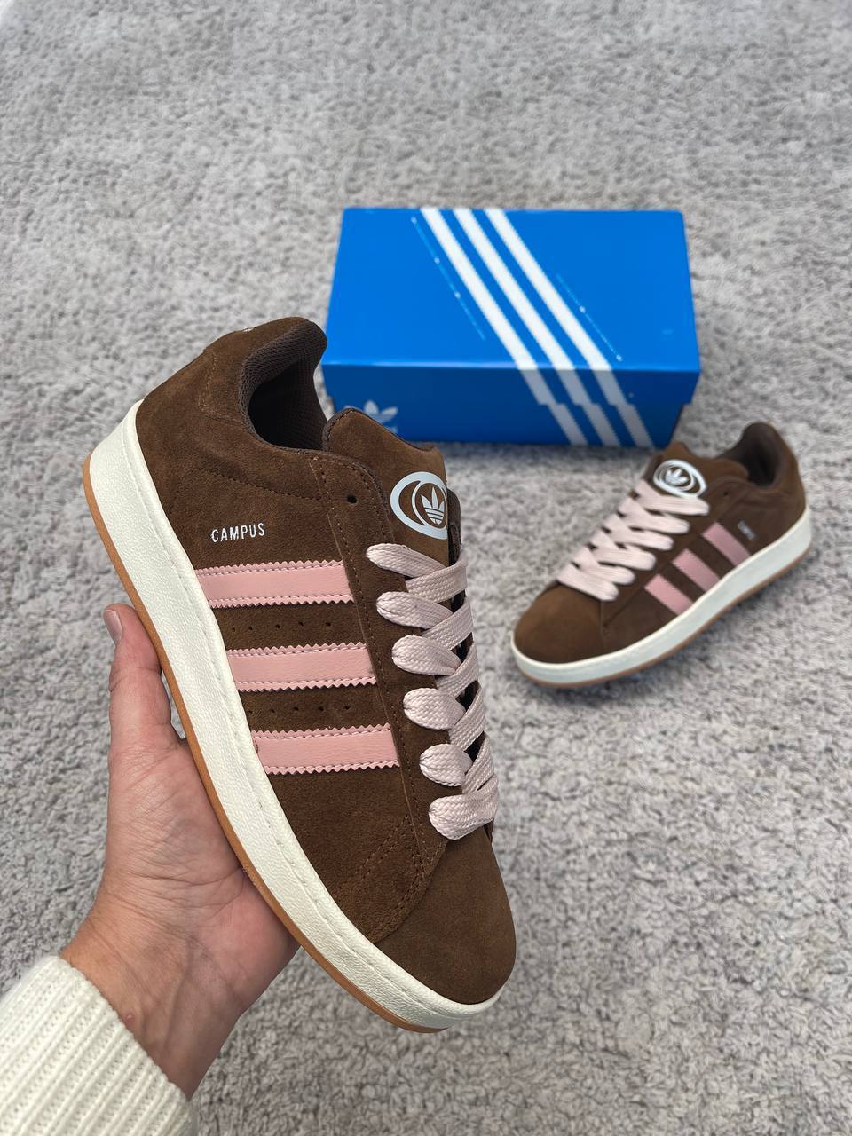 Adidas Campus Marrones y Rosas