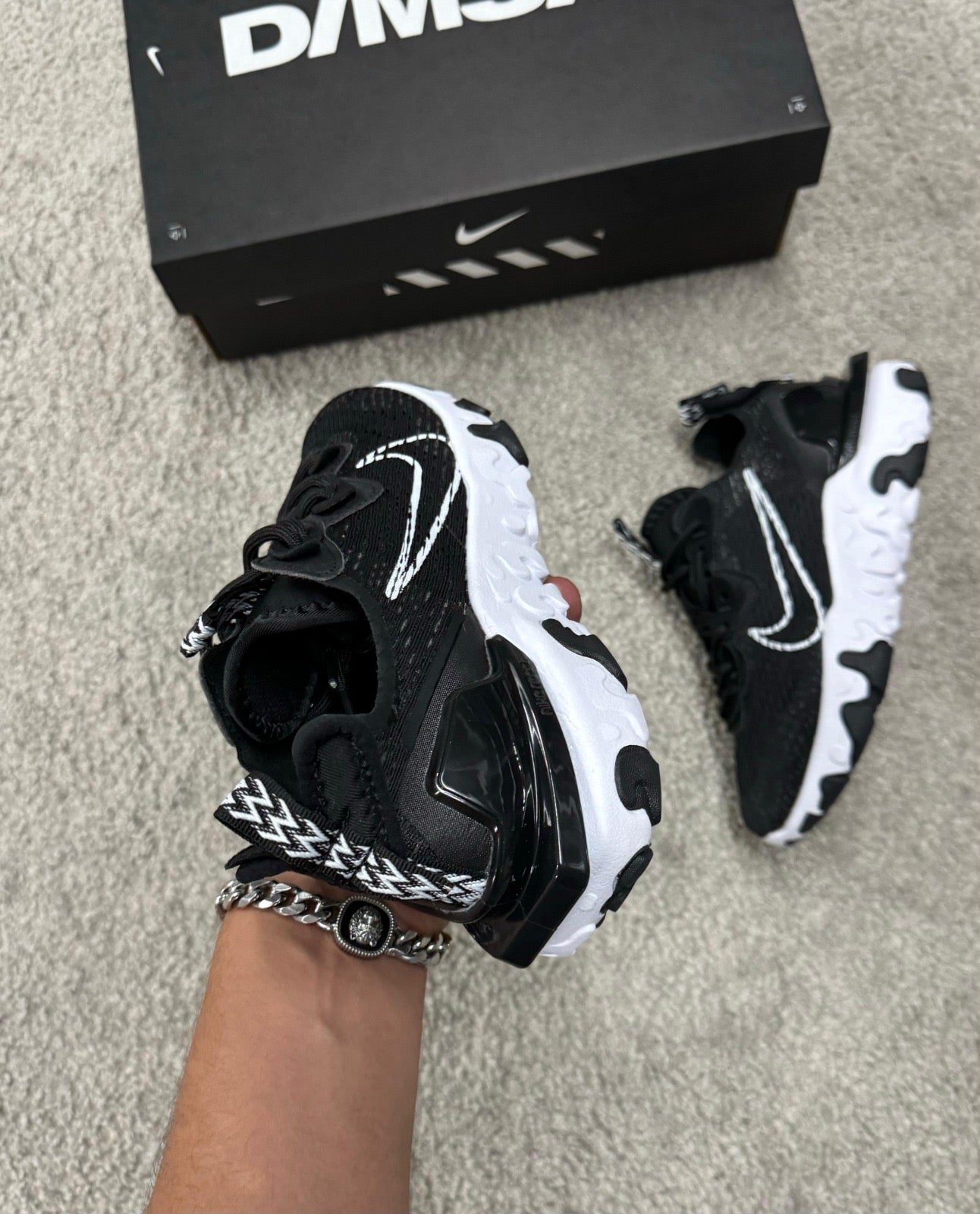 Nike React Visión Negras