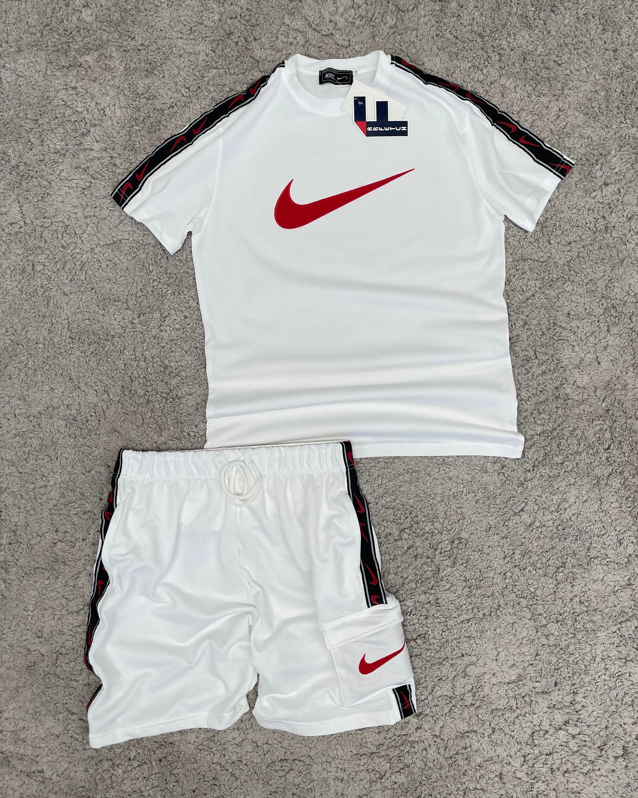 Chándal Nike Blanco y Rojo