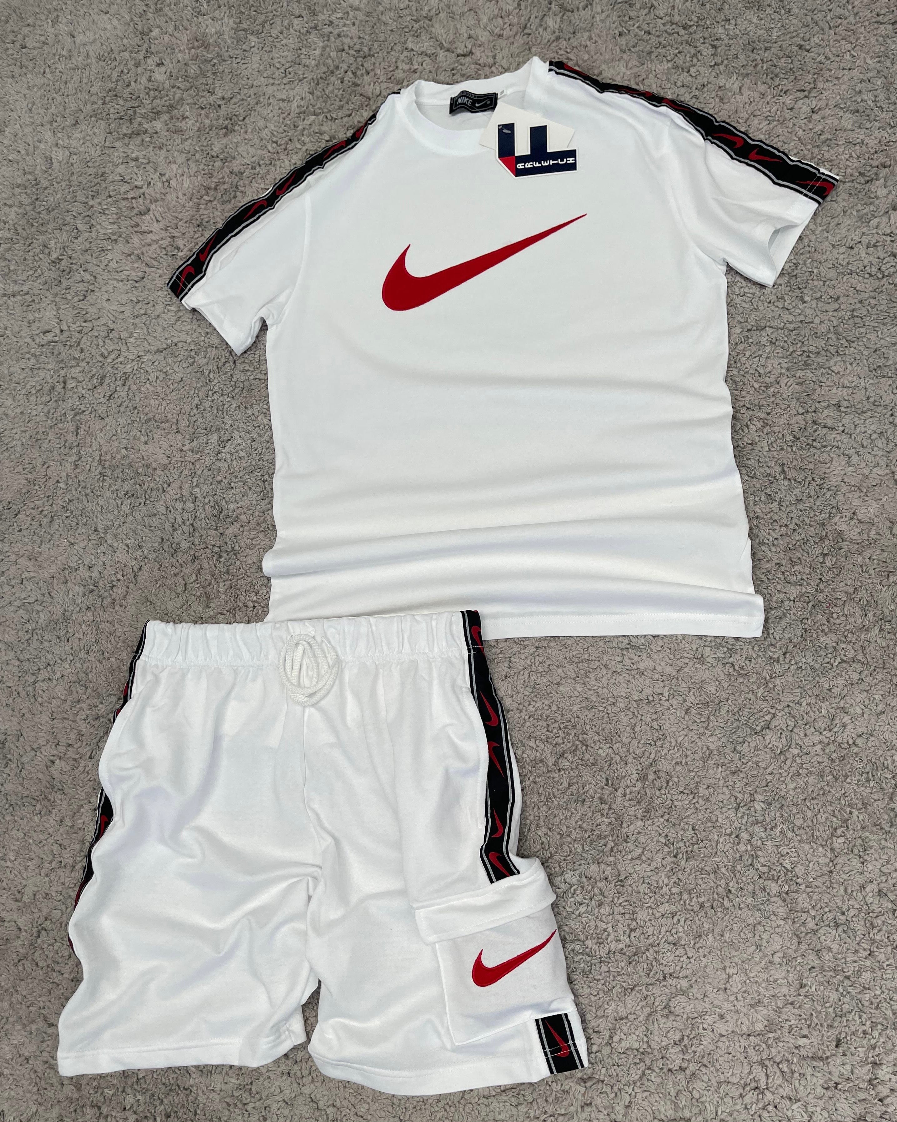 Chándal Nike Blanco y Rojo
