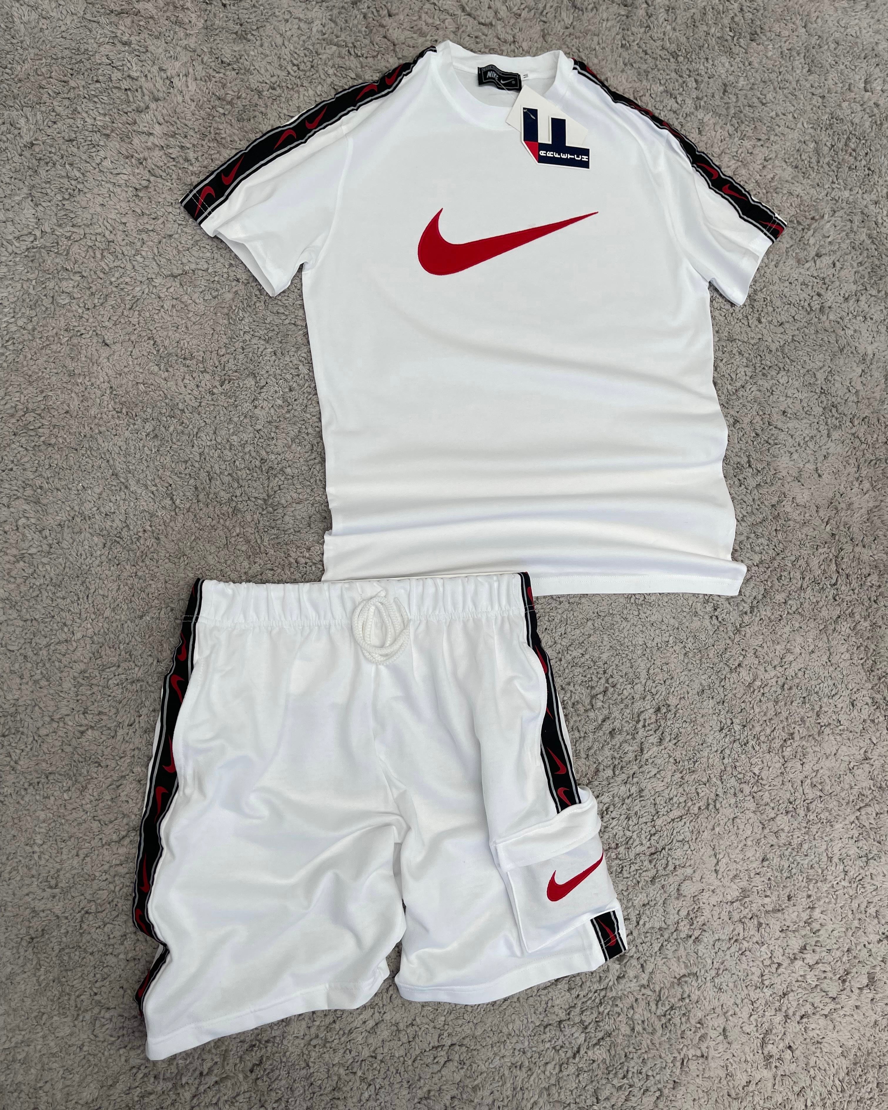 Chándal Nike Blanco y Rojo