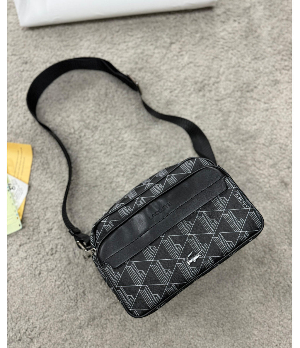 Bandolera Lacoste Negra