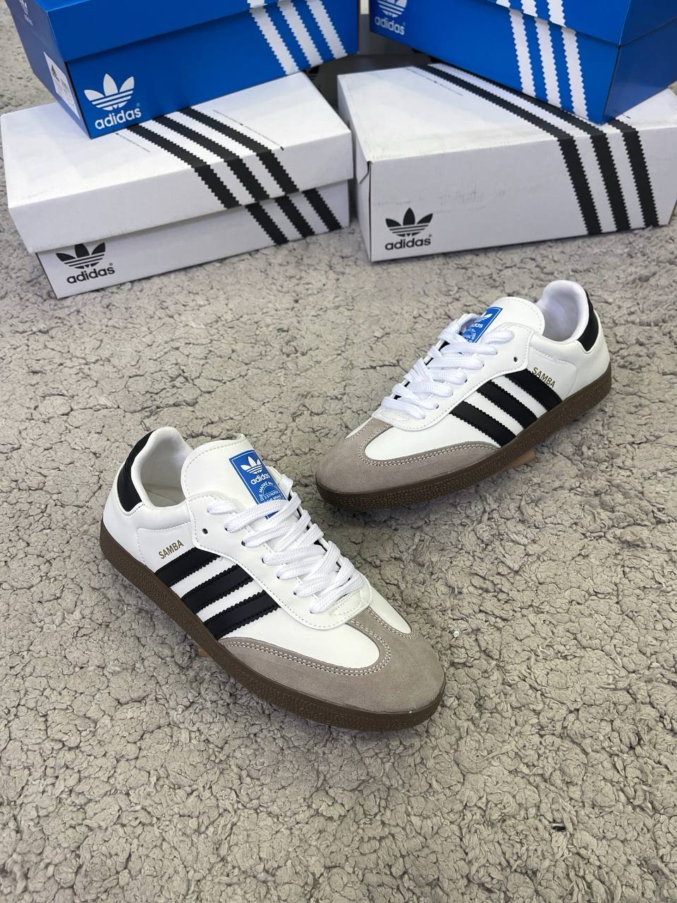 Adidas Samba Blancas y Negras