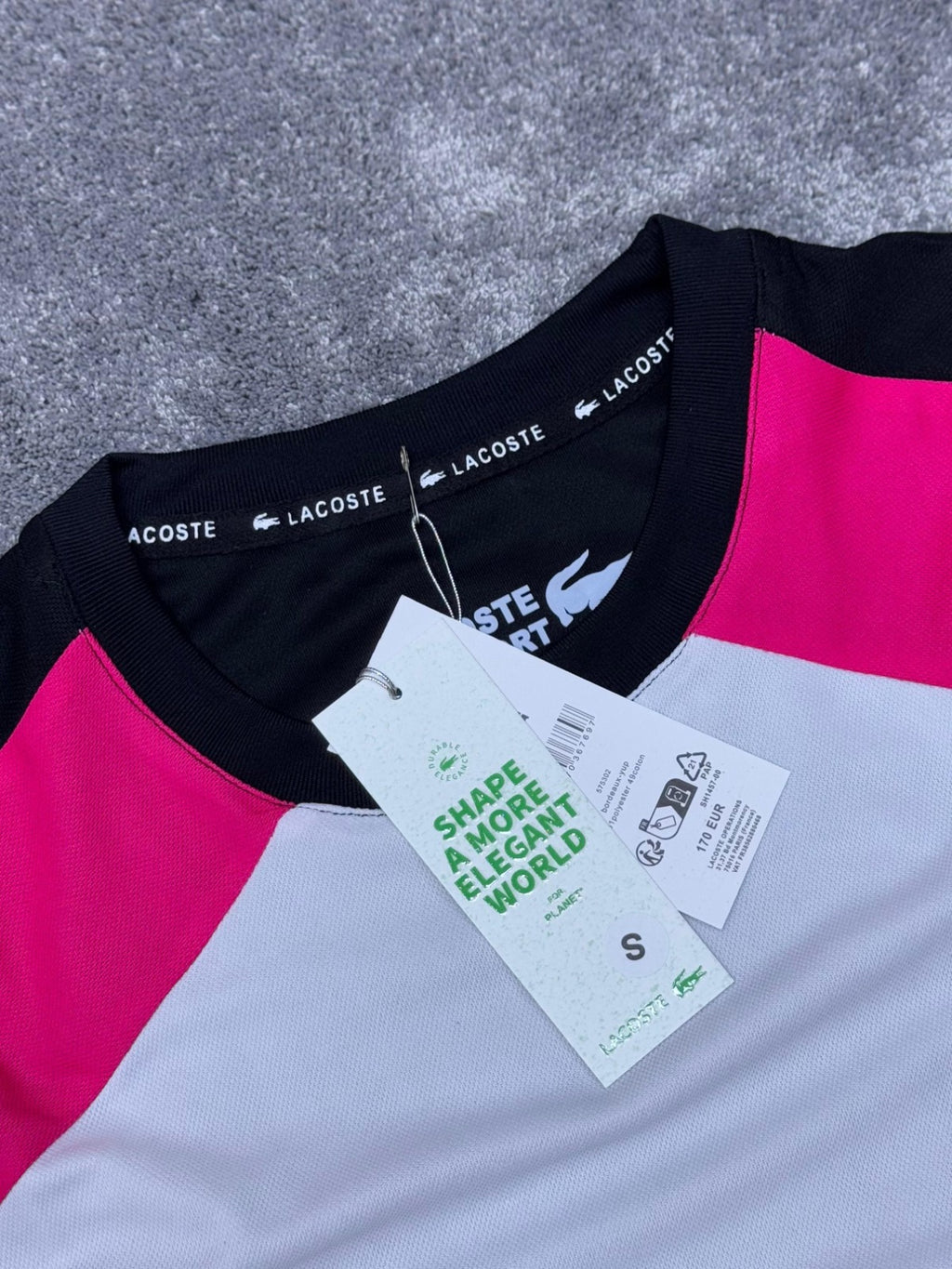 Chándal Lacoste Rosa y Negro