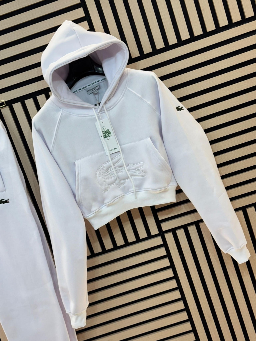 Chándal Lacoste Blanco Mujer