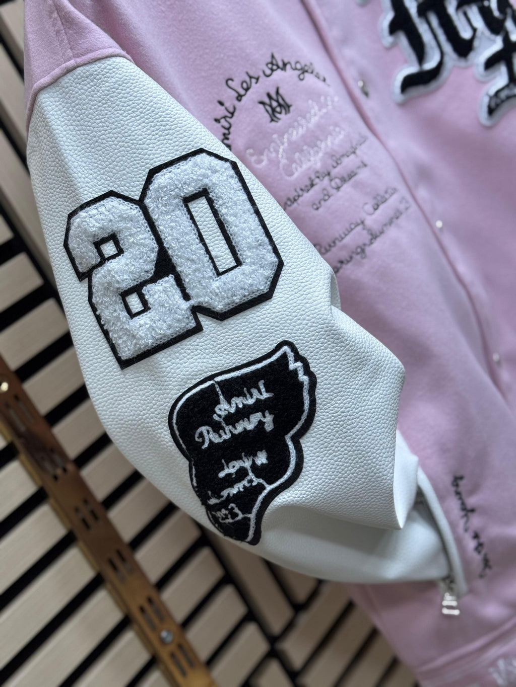 Chaqueta Amiri Rosa