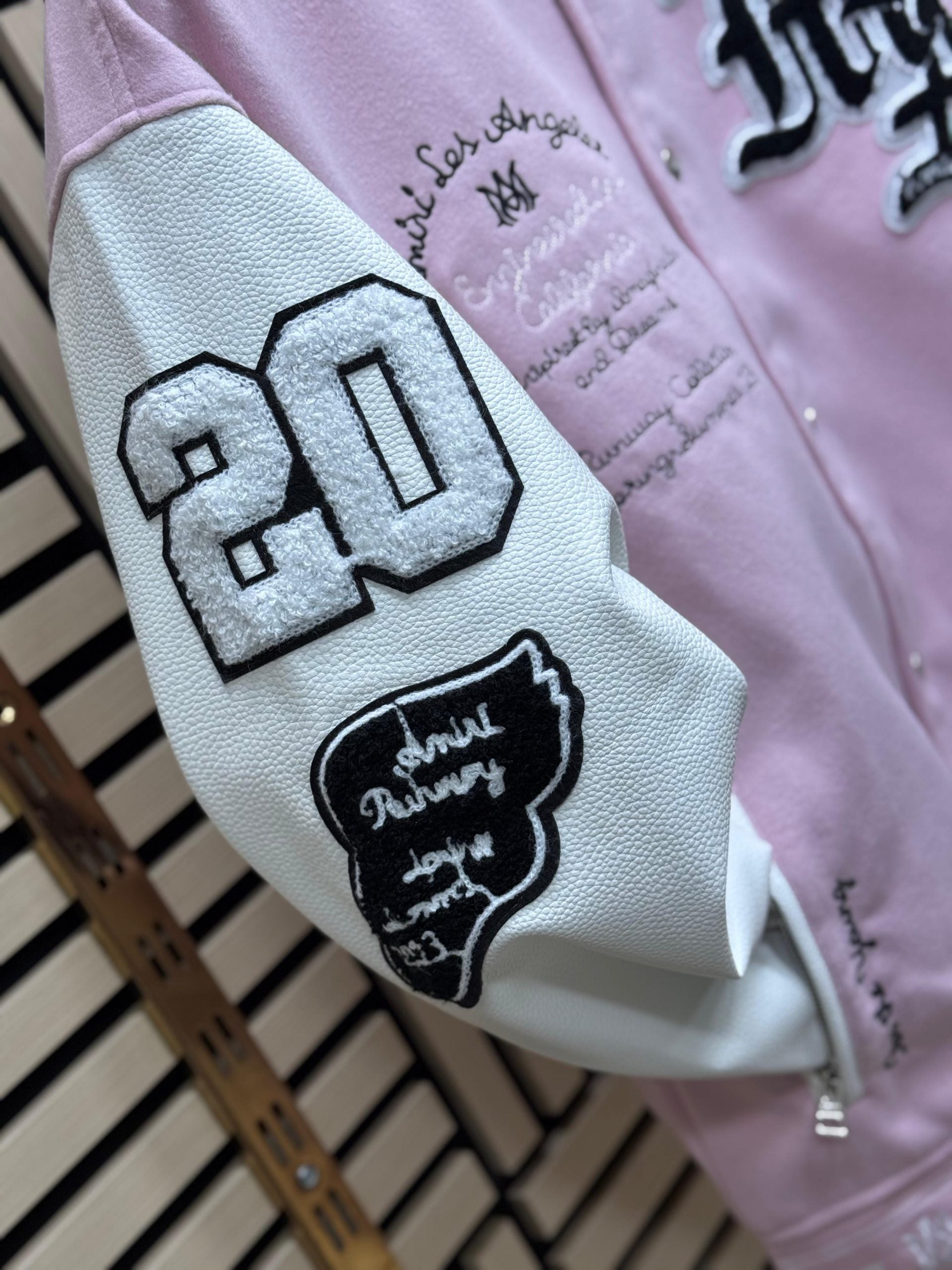 Chaqueta Amiri Rosa