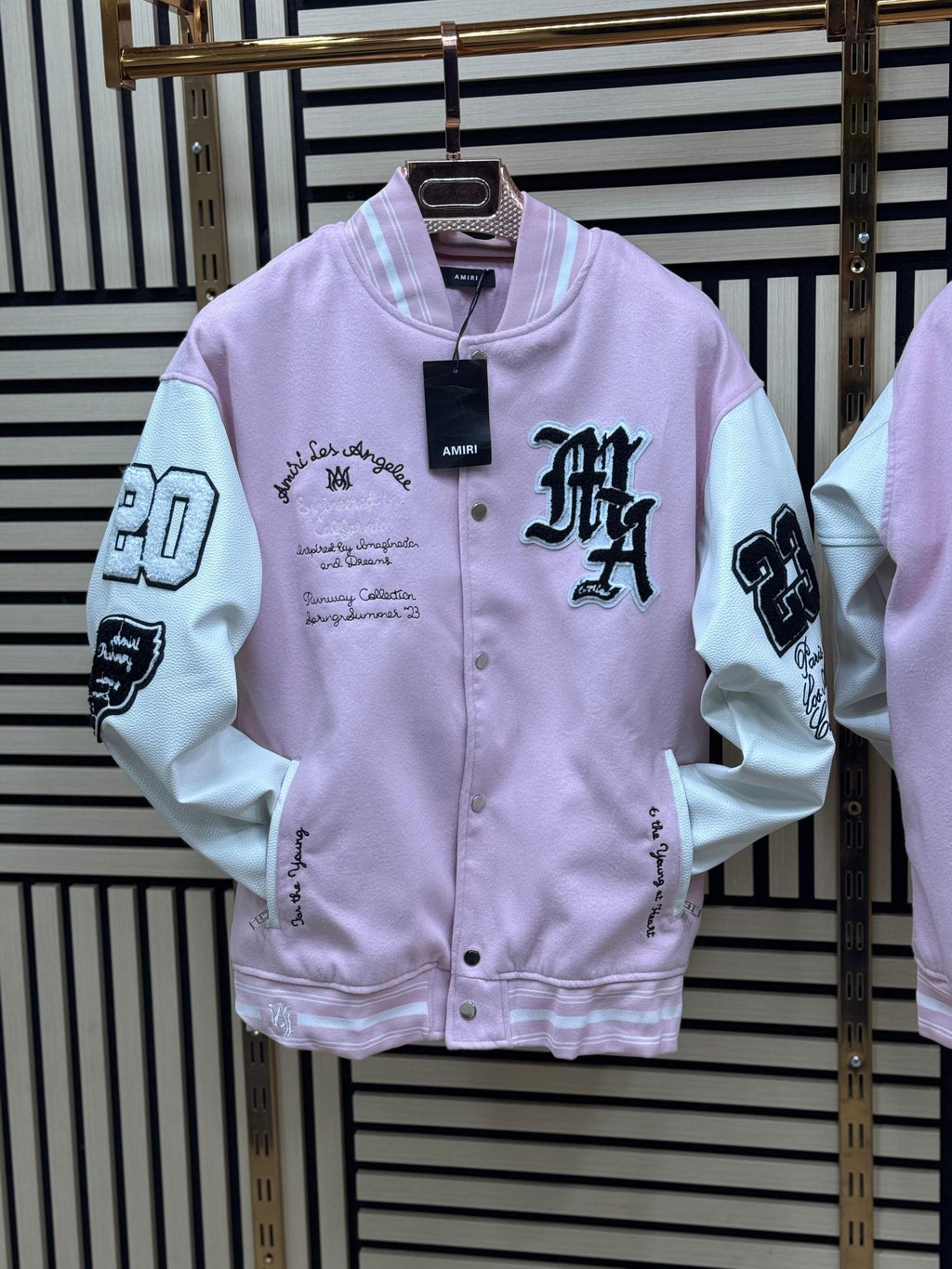 Chaqueta Amiri Rosa
