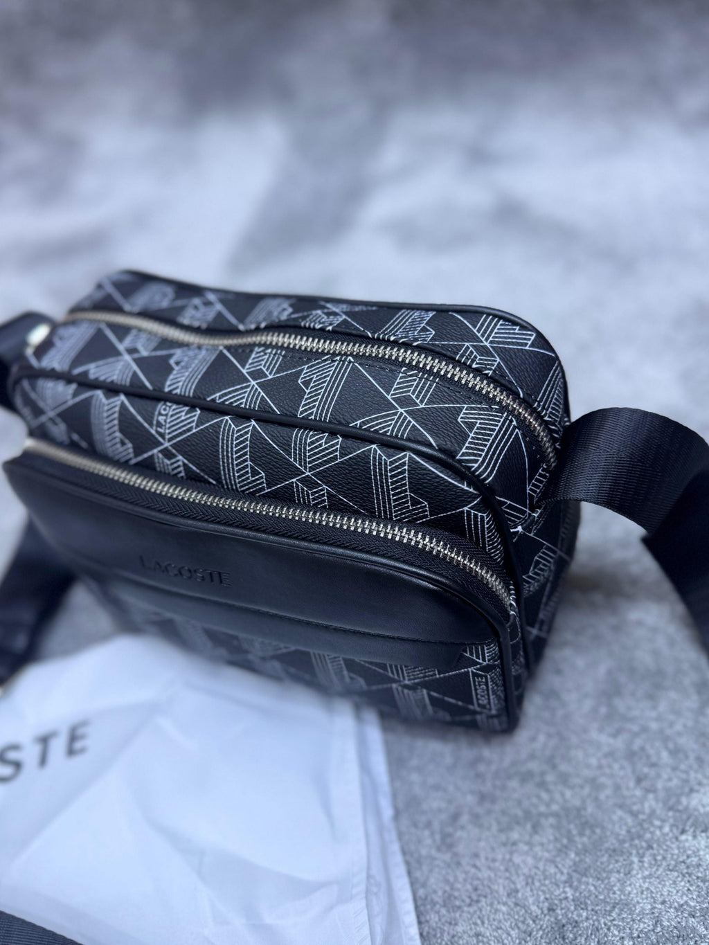 Bandolera Lacoste Negra