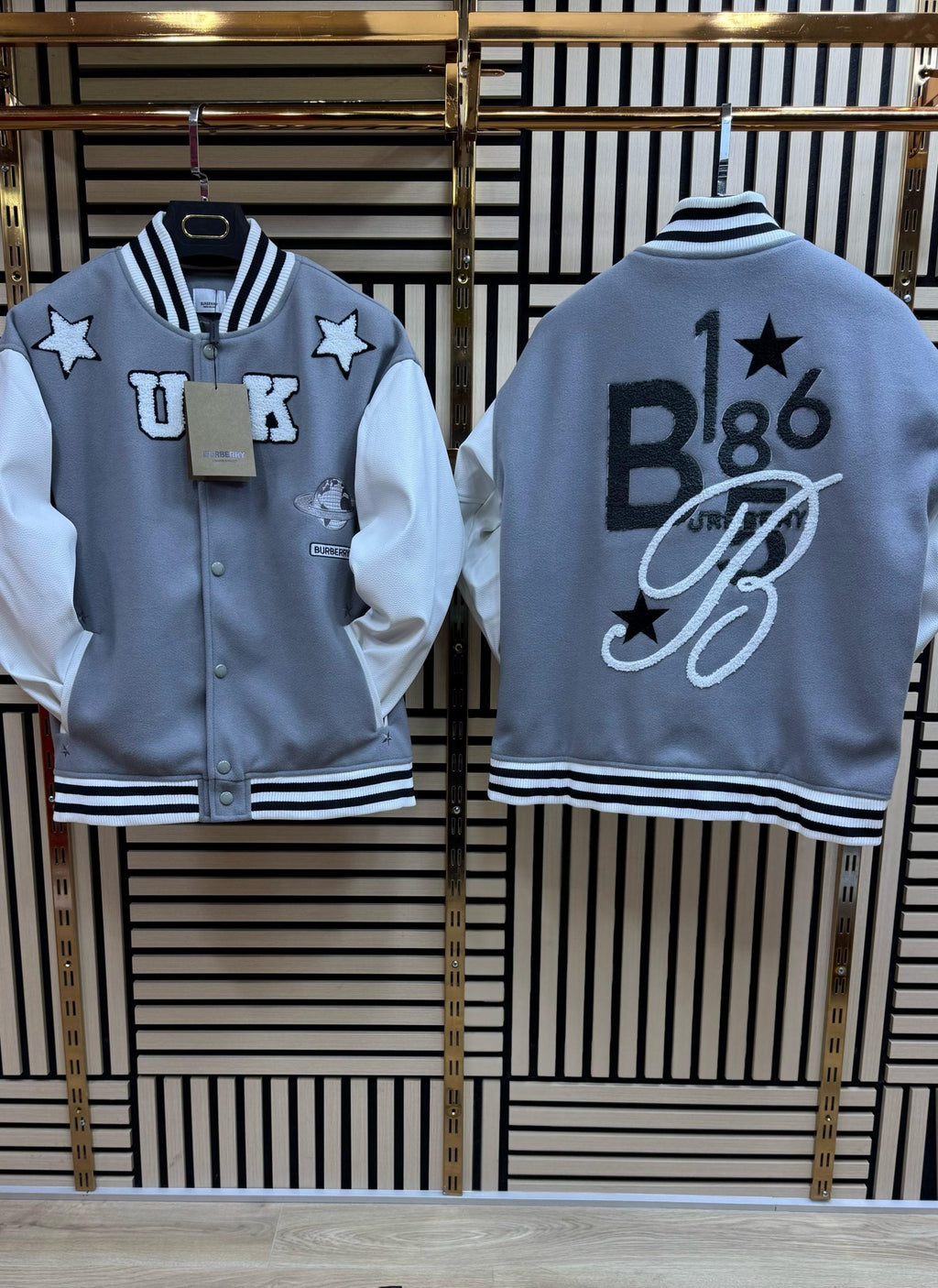 Chaqueta Burberry Gris