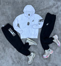 Chandal Asics Blanco y Negro