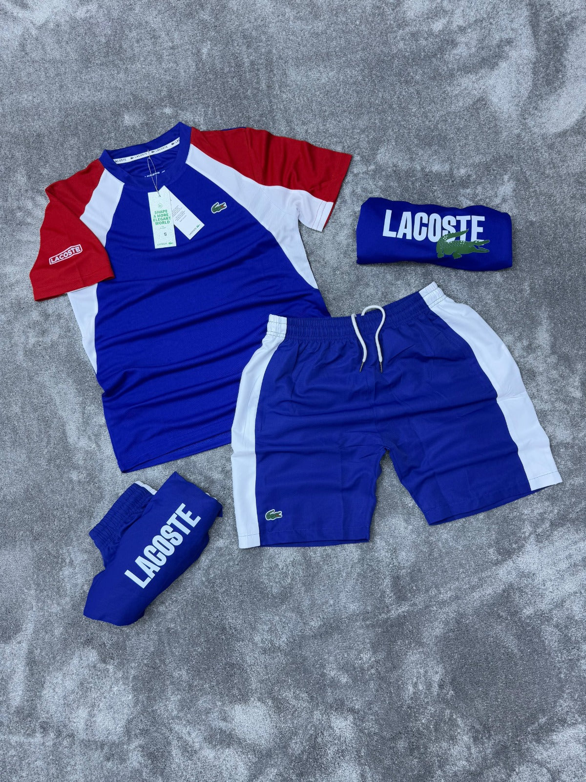 Chándal Lacoste Azul y Rojo