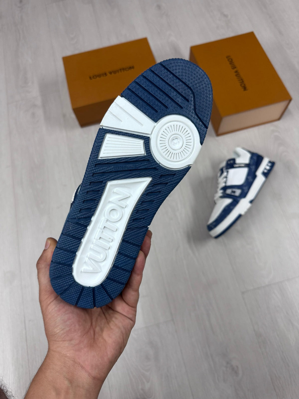 Louis Vuitton Trainer Azules